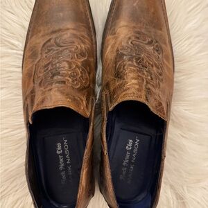 Mark Nason Tan Leather Men's Loafers